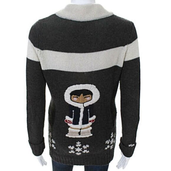 Bergdorf Goodman X Autumn Cashmere Merino Cozy Chic Cardigan MINT - Picture 5 of 12